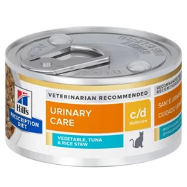 HILL'S Prescription Diet Feline Urinary Care c/d Tuna & Vegetable Stew 2.9oz