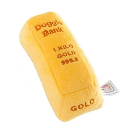 DOGGIE GODDIE Toy 1-Kilo Gold Bar