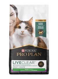 PURINA PRO PLAN LIVECLEAR Adult Indoor Hairball Control (Turkey Flavor) 3.2lbs