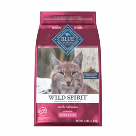 BLUE BUFFALO WILD Spirit Indoor Adult Salmon Cat Food 4lbs