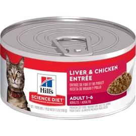 HILL'S Science Diet Feline Adult Chicken & Liver Entrée 5.5oz