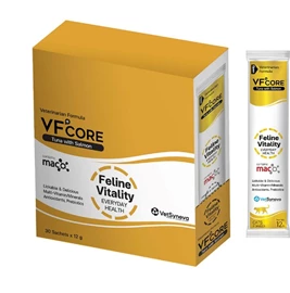 VF+CORE 貓咪活力 多種維生素及抗氧化肉泥小食 (12克 X 30包)
