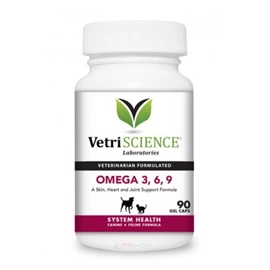 VETRISCIENCE Omega 3 6 9 Pro For Cats And Dogs (90 Caps)