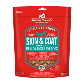 STELLA & CHEWY'S STELLA'S SOLUTIONS SKIN & COAT BOOST GRASS-FED LAMB & WILD CAUGHT SALMON DINNER MORSELS 