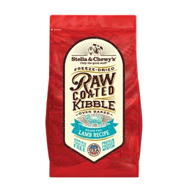 STELLA & CHEWY’S RAW COSTED BAKED KIBBLE FOR DOGS - GRASS-FED LAMB RECIPE 