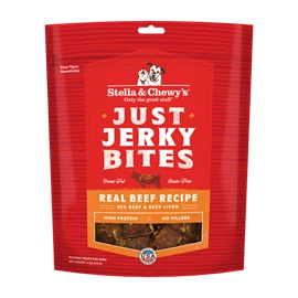 STELLA & CHEWY’S JUST JERKY BITES - REAL GRASS-FED BEEF RECIPE 6OZ