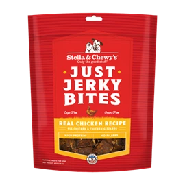STELLA & CHEWY’S JUST JERKY BITES - REAL CAGE-FREE CHICKEN RECIPE 6OZ