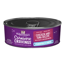 STELLA & CHEWY’S CARNIVORE CRAVINGS- PURRFECT PATE - ADULT CHICKEN & TUNA RECIPE