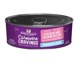 STELLA & CHEWY’S CARNIVORE CRAVINGS- PURRFECT PATE - ADULT CHICKEN & SALMON RECIPE