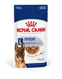 ROYAL CANIN SHN MAXI AGEING (CHUNKS IN GRAVY) DOG POUCH 140G 