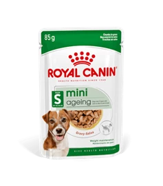 ROYAL CANIN SHN MINI AGEING (CHUNKS IN GRAVY) DOG POUCH 85G 