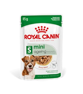 ROYAL CANIN SHN MINI AGEING (CHUNKS IN GRAVY) DOG POUCH 85G