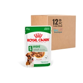 ROYAL CANIN SHN MINI ADULT (MORSELS IN GRAVY) DOG POUCH 85G (1X12) 