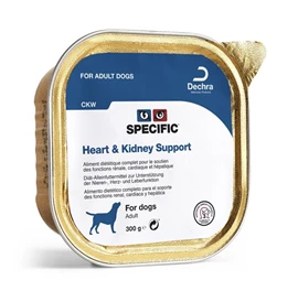 SPECIFIC WET FOOD FOR DOGS FROM DECHRA – CKW HEART & KIDNEY SUPPORT 300G