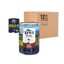ZIWI PEAK 鮮肉狗罐頭 牛肉配方 390克 (1 X 12)