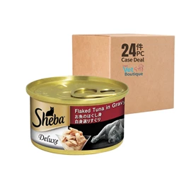 SHEBA CAN Flaked Tuna in Gravy 85G (1 X 24) 