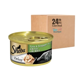 SHEBA CAN TUNA & SNAPPER IN GRAVY 85G (1 X 24) 