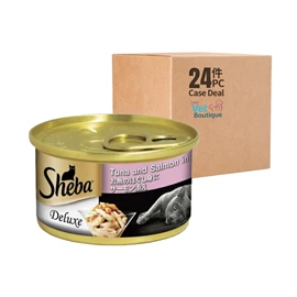SHEBA CAN TUNA AND SALMON IN GRAVY 85G (1 X 24) 