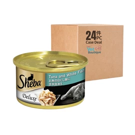 SHEBA CAN TUNA AND WHITE FISH IN GRAVY 85G (1 X 24) 