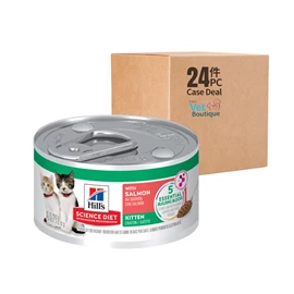 HILL'S SCIENCE DIET EVERYDAY DIET KITTEN WITH SALMON 2.9 OZ (1X24) 