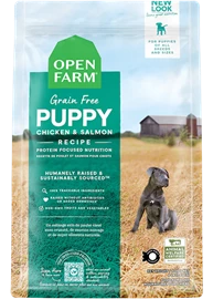 OPEN FARM CHICKEN & SALMON GRAIN-FREE PUPPY KIBBLE 