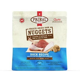 PRIMAL FREEZE-DRIED NUGGETS 凍乾狗糧 - 鴨肉、火雞及魚配方 14OZ