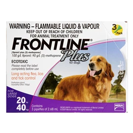 FRONTLINE 殺蚤除牛蜱藥水 (20-40公斤犬只適用)