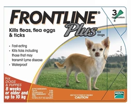 FRONTLINE Plus For Dogs (up to 10kg)