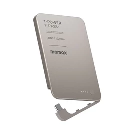 (FREEBIE) MOMAX-Power F.Pass⁺ 3000mAh Magnetic Battery Pack with Built-in Cable