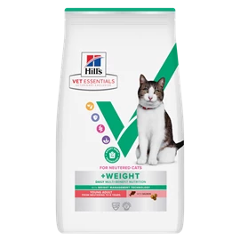 Hill's Vet Essentials Multi-Benefit + Weight Young Adult Cat Food with Salmon 1.5KG