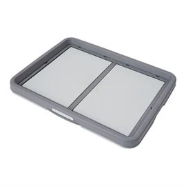 PETIO Dog Tray Grey Wide