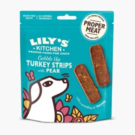 LILY'S KITCHEN 犬用小食 - 火雞條配梨 70g