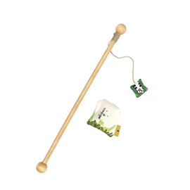 PETSVILLE Magnetic Cat Toy - Catnip Tea Bag Teaser Wand