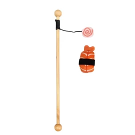 PETSVILLE Magnetic Cat Toy - Catnip Mint Sushi Teaser Wand
