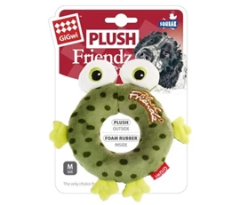 GIGWI Plush Friendz - Medium/Small Dog - Frog