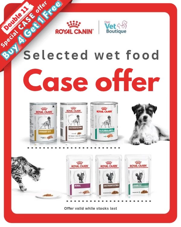 Royal Canin selected wet case buy 1 get 1 free