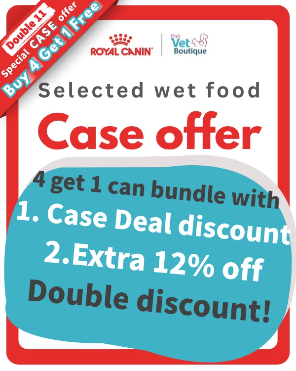 Royal Canin selected wet case buy 1 get 1 free