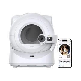 PETKIT PUROBOT ULTRA AI Automatic Cat Litter Box - White 