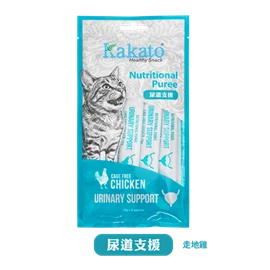 KAKATO 功能保健肉泥系列 - 泌尿日常守護 （走地雞味）15g × 4 條
