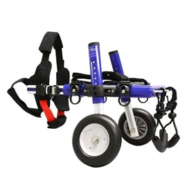 WALKIN PET SMALL Camo Dog Wheelchair (9 inch strut 8 inch Foam Filled Wheels)