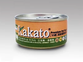 KAKATO TINNED FOOD " SALMON & TUNA " 70G