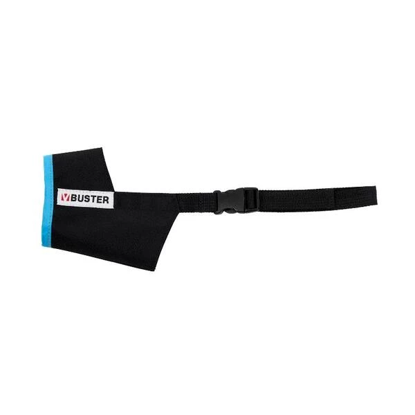 BUSTER Easy-ID nylon dog muzzle, XL, Turquoise - CityU Vet Boutique