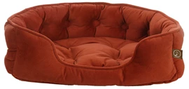 ONE FOR PETS Faux Suede Snuggle Bed