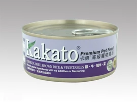 KAKATO Chicken, Beef, Brown Rice & Vegetables70g