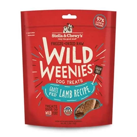 STELLA & CHEWY'S FREEZE-DRIED WILD WEENIES - GRASS-FED LAMB RECIPE 3.25OZ