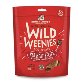 STELLA & CHEWY'S FREEZE-DRIED WILD WEENIES - RED MEAT RECIPE (WITH BEEF, GOAT, LAMB) 3.25OZ