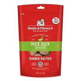 STELLA & CHEWY'S Freeze-Dried Raw Dinner Patties - Duck Duck Goose