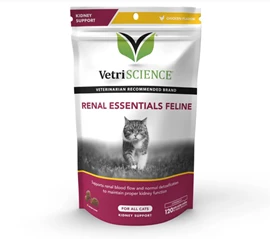 VETRISCIENCE Renal Essentials Feline Bite-Sized Chews 120 Chews