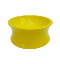 The KURVE Raised Pet Bowl - Egg Yolk -  M