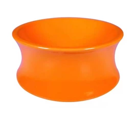 The KURVE Raised Pet Bowl - Clementine - S
